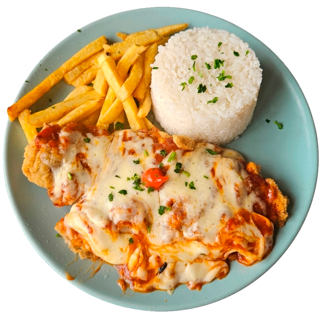 Frango ou Contra à Parmegiana